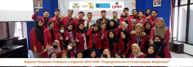 Pelepasan Praktikum II Angkatan 2019 Laboratorium Kesejahteraan Sosial Universitas Muhammadiyah Malang