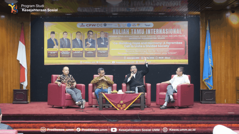 Program Studi Kesejahteraan Sosial Sukses Laksanakan Kuliah Tamu Internasional, Undang Ketua Umum DPP IPSPI dan Dekan FSSK UKM